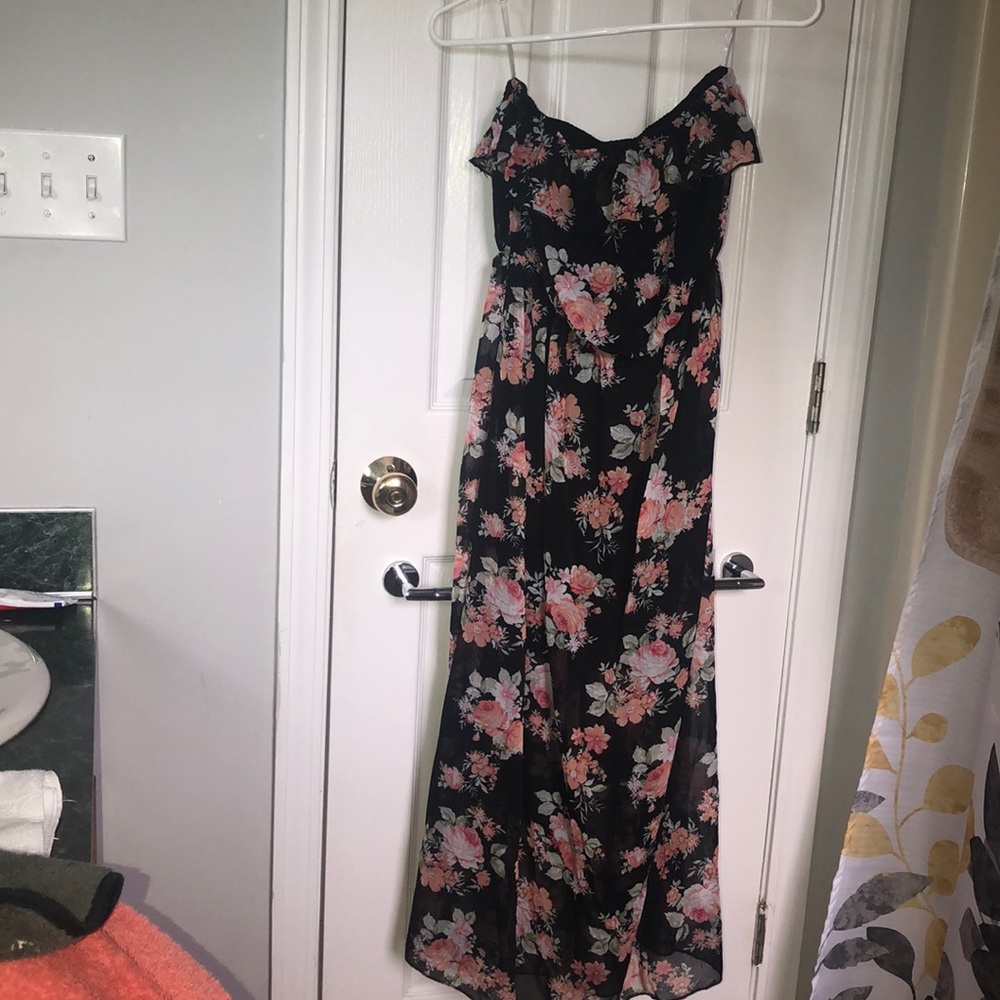 Black long dress